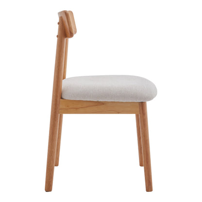 Καρέκλα Tullo Rubberwood σε Φυσική Απόχρωση 46x45x78