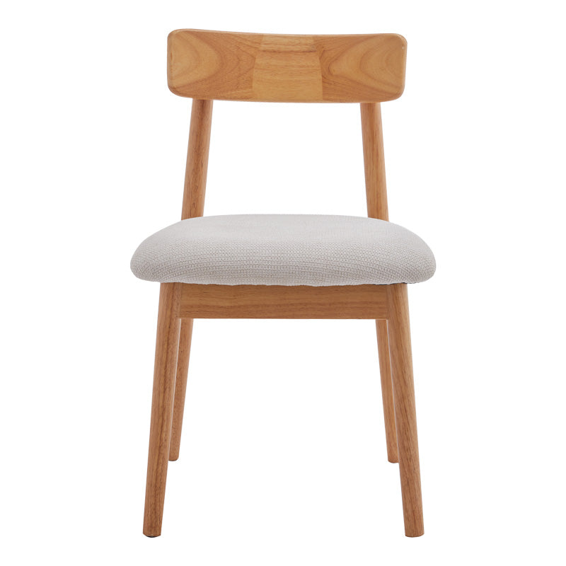 Καρέκλα Tullo Rubberwood σε Φυσική Απόχρωση 46x45x78