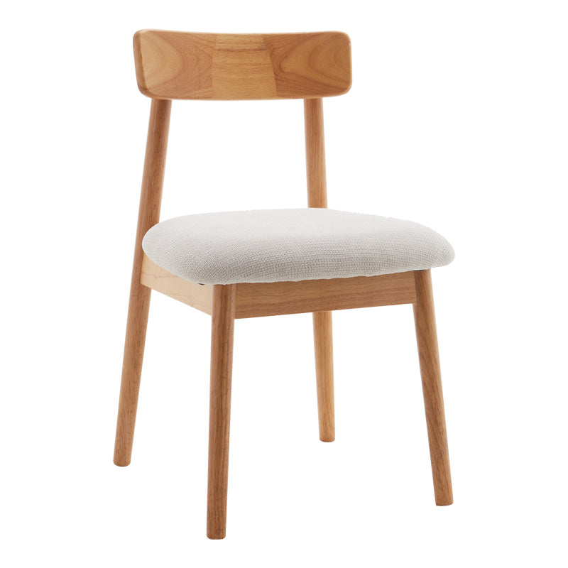 Καρέκλα Tullo Rubberwood σε Φυσική Απόχρωση 46x45x78