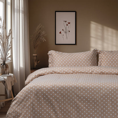King Size Sheet Set Art 10101 Fancy 240x260cm Beige