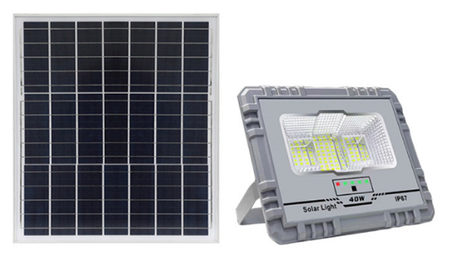 SLR 5100 40W 3395-3389 ΗΛΙΑΚΟΣ ΠΡΟΒΟΛΕΑΣ 235x350x15mm 6V/8W + REMOTE/LIGHT CONTROL CASE 232x185x15MM PANEL 235x350x15MM