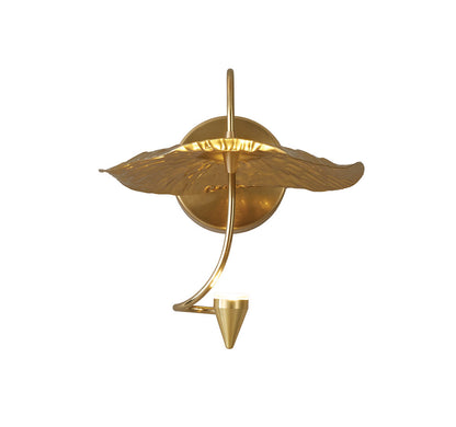 WLC 1290 ΑΠΛΙΚΑ ΜΕΤΑΛΛΙΚΗ LED ΝΟΥΦΑΡΟ ΧΡΥΣΟ LED 20x25.5εκ