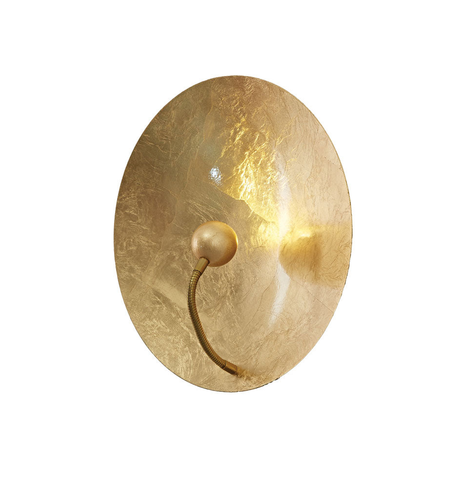 WLC 2494 ΑΠΛΙΚΑ ΜΕΤΑΛΛΙΚΗ ΣΤΡΟΓΓΥΛΗ LED Φ30εκ