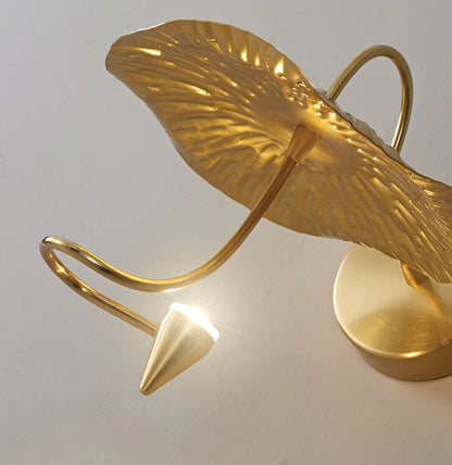 WLC 1290 ΑΠΛΙΚΑ ΜΕΤΑΛΛΙΚΗ LED ΝΟΥΦΑΡΟ ΧΡΥΣΟ LED 20x25.5εκ