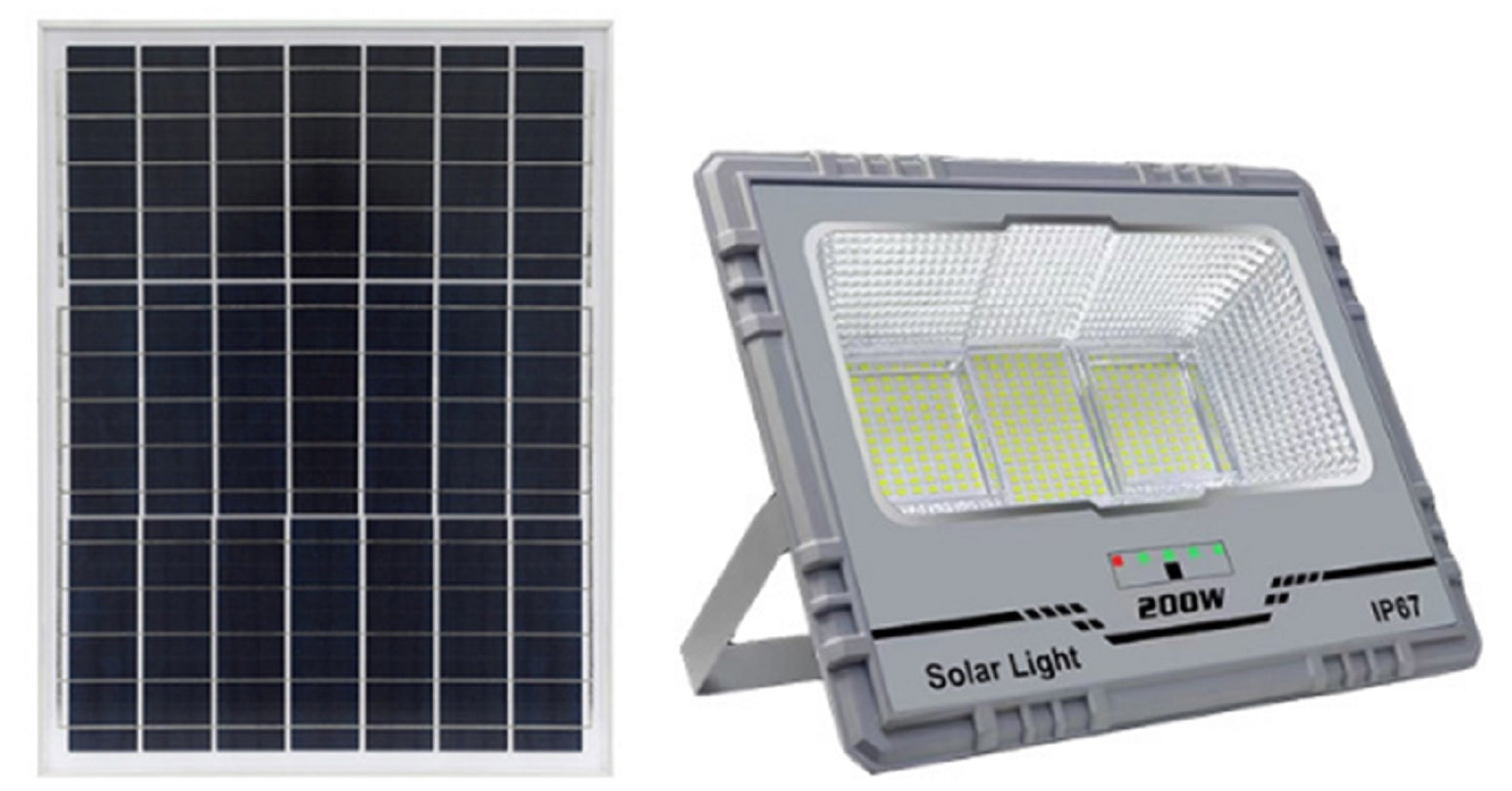 SLR 5100 200W 3398-3392 ΗΛΙΑΚΟΣ ΠΡΟΒΟΛΕΑΣ 450x350x15mm 6V/20W + REMOTE/LIGHT CONTROL CASE 357x276x80MM PANEL 450x350x15MM