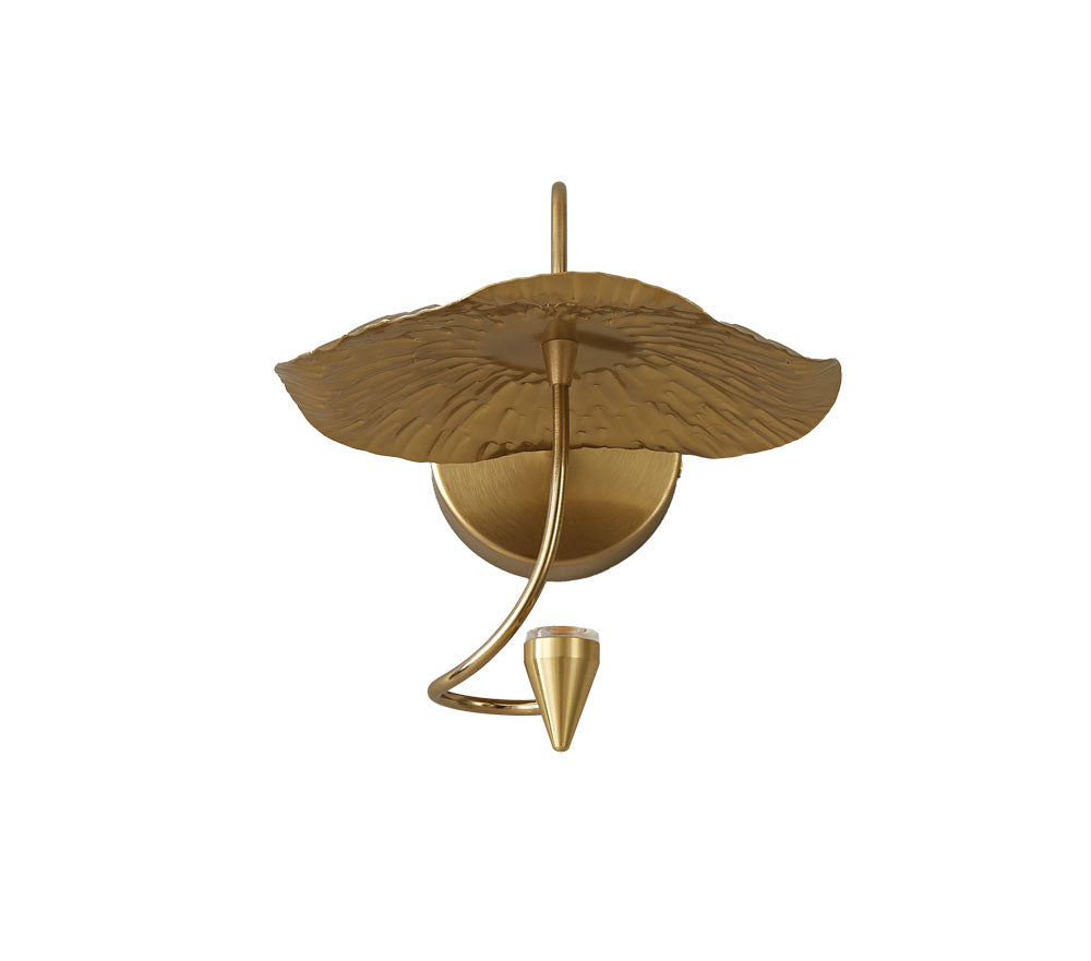 WLC 1290 ΑΠΛΙΚΑ ΜΕΤΑΛΛΙΚΗ LED ΝΟΥΦΑΡΟ ΧΡΥΣΟ LED 20x25.5εκ