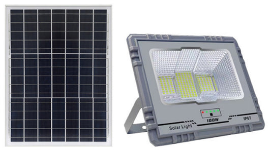 SLR 5100 100W 3397-3391 ΗΛΙΑΚΟΣ ΠΡΟΒΟΛΕΑΣ 6V/15W + REMOTE/LIGHT CONTROL CASE 305x250x75MM PANEL 350x350x15MM