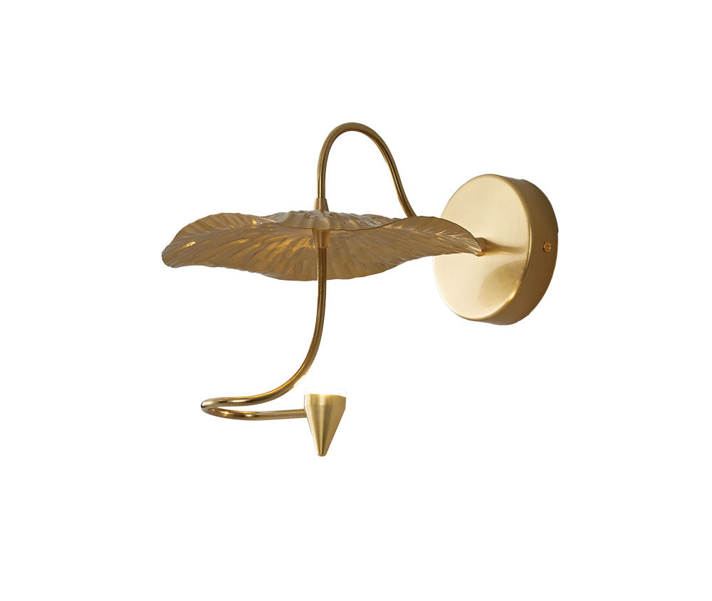 WLC 1290 ΑΠΛΙΚΑ ΜΕΤΑΛΛΙΚΗ LED ΝΟΥΦΑΡΟ ΧΡΥΣΟ LED 20x25.5εκ