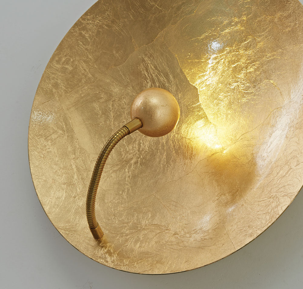 WLC 2494 ΑΠΛΙΚΑ ΜΕΤΑΛΛΙΚΗ ΣΤΡΟΓΓΥΛΗ LED Φ30εκ