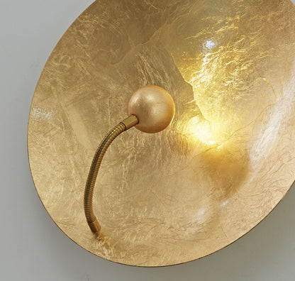 WLC 2494 ΑΠΛΙΚΑ ΜΕΤΑΛΛΙΚΗ ΣΤΡΟΓΓΥΛΗ LED Φ30εκ