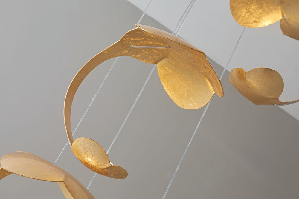 PDC 1291-6 GD ΠΟΛΥΦΩΤΟ ΝΟΥΦΑΡΟ ΜΕΤΑΛΛΙΚΟ ΧΡΥΣΟ LED Φ50x130