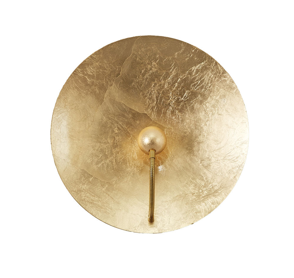 WLC 2494 ΑΠΛΙΚΑ ΜΕΤΑΛΛΙΚΗ ΣΤΡΟΓΓΥΛΗ LED Φ30εκ