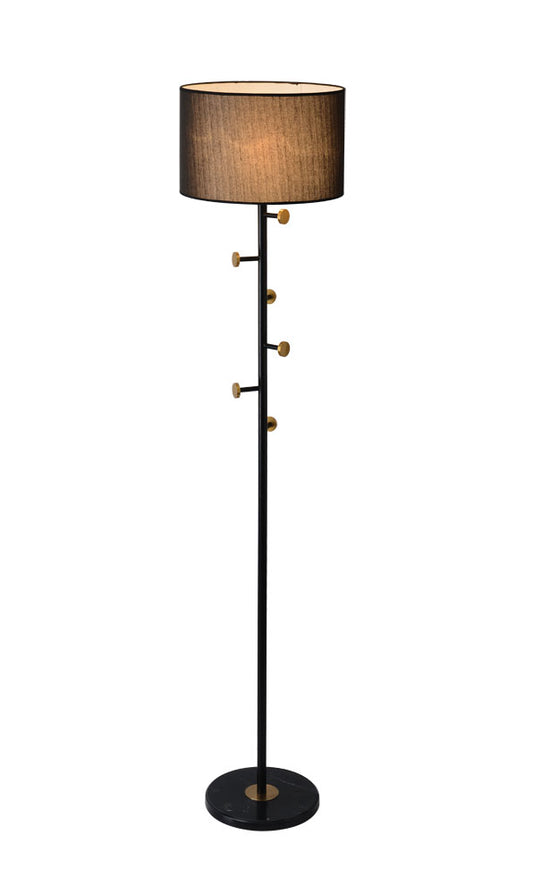 FLC 914 BK ΔΑΠΕΔΟΥ ΜΑΥΡΟ ΚΑΙ ΜΕ ΧΡΗΣΗ ΚΑΛΟΓΕΡΟΥ ΒΑΣΗ ΜΑΡΜΑΡΟ ΜΑΥΡΟ ΚΑΙ ΑΜΠΑΖΟΥΡ ΜΑΥΡΟ 1xΕ27 Φ38x167