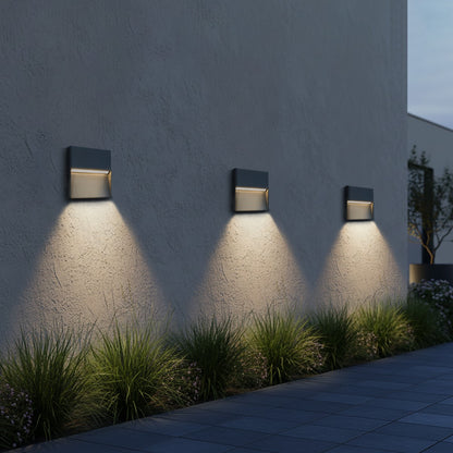 STEPART KLV-101-0105 Φωτιστικό Σκαλοπατιού / Διαδρόμου LED 4W 500lm 45° AC 220-240V Αδιάβροχο IP65 Θερμό Λευκό 2700K - Lumileds SMD Chip & TÜV SÜD Driver - Γκρι Ανθρακί Ματ - Μ15 x Π3.5 x Υ15