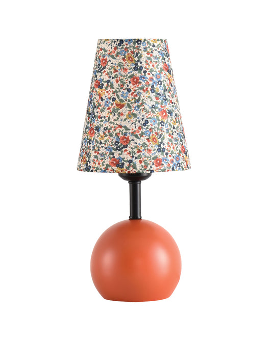 TLC 6032 ΠΟΡΤΑΤΙΦ ΚΕΡΑΜΙΚΟ ΚΕΡΑΜΙΔΙ ΧΡΩΜΑ ΒΑΣΗ ΣΤΡΟΓΓΥΛΗ ΜΕ ΑΜΠΑΖΟΥΡ ΕΜΠΡΙΜΕ ΛΟΥΛΟΥΔΙΑ 1xΕ27 Φ15x34