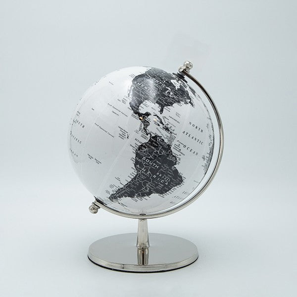 ΥΔΡΟΓΕΙΟΣ ΜΕΤΑΛΛΙΚΗ ΑΣΗΜΙ-ΛΕΥΚΗ-ΜΑΥΡΗ 20εκ