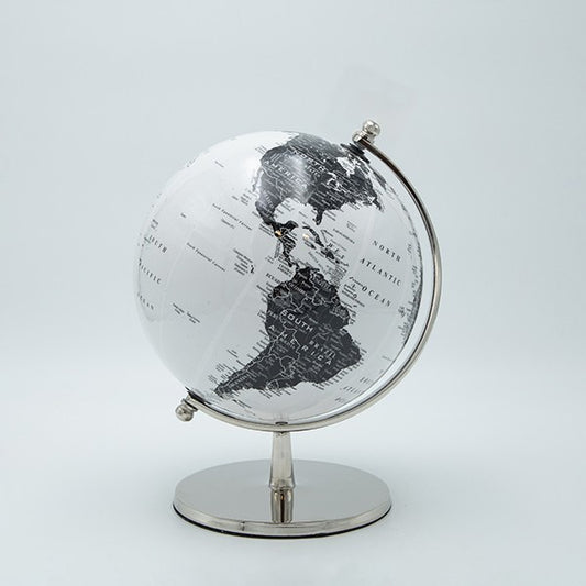 ΥΔΡΟΓΕΙΟΣ ΜΕΤΑΛΛΙΚΗ ΑΣΗΜΙ-ΛΕΥΚΗ-ΜΑΥΡΗ 20εκ