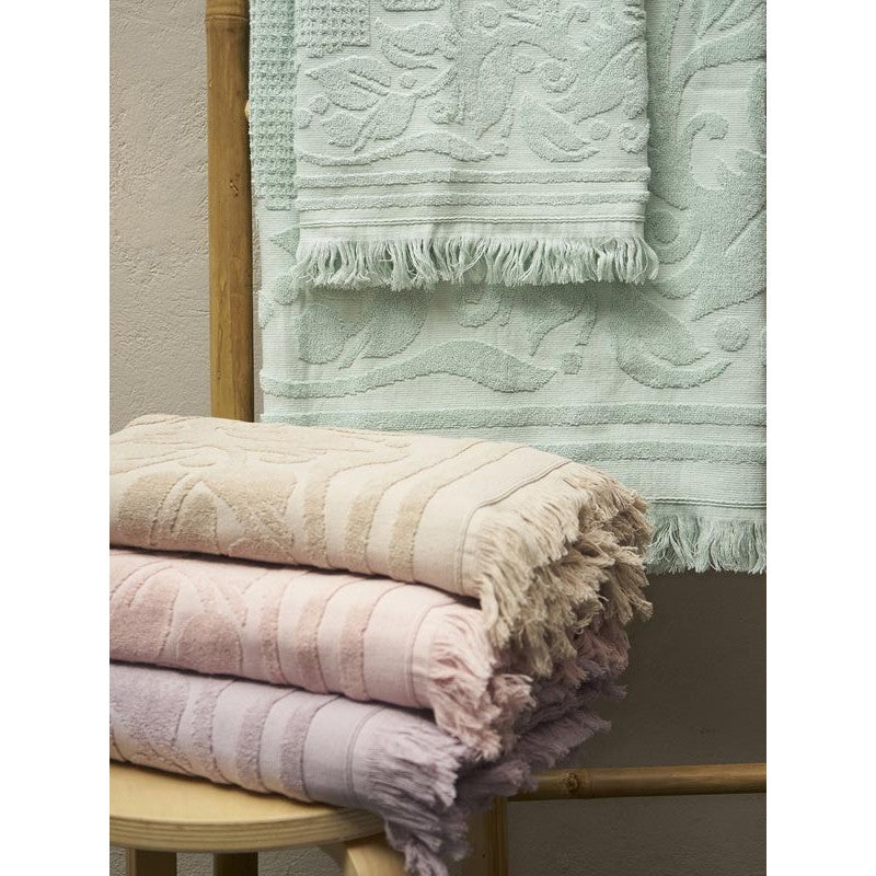 Πετσέτα Κρόσι 1 Beige Προσώπου 50x90εκ