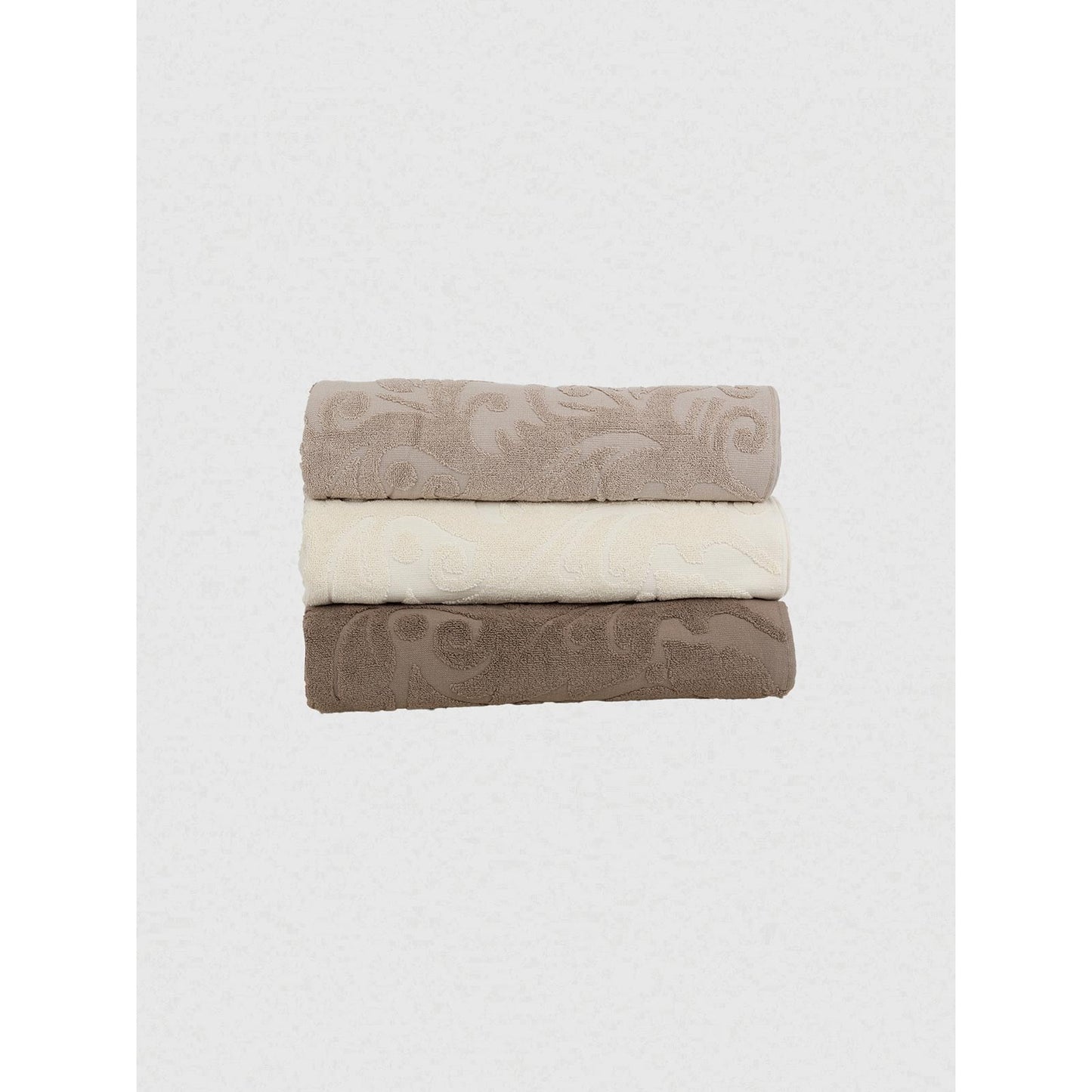 Πετσέτα Κρόσι 1 Beige Προσώπου 50x90εκ