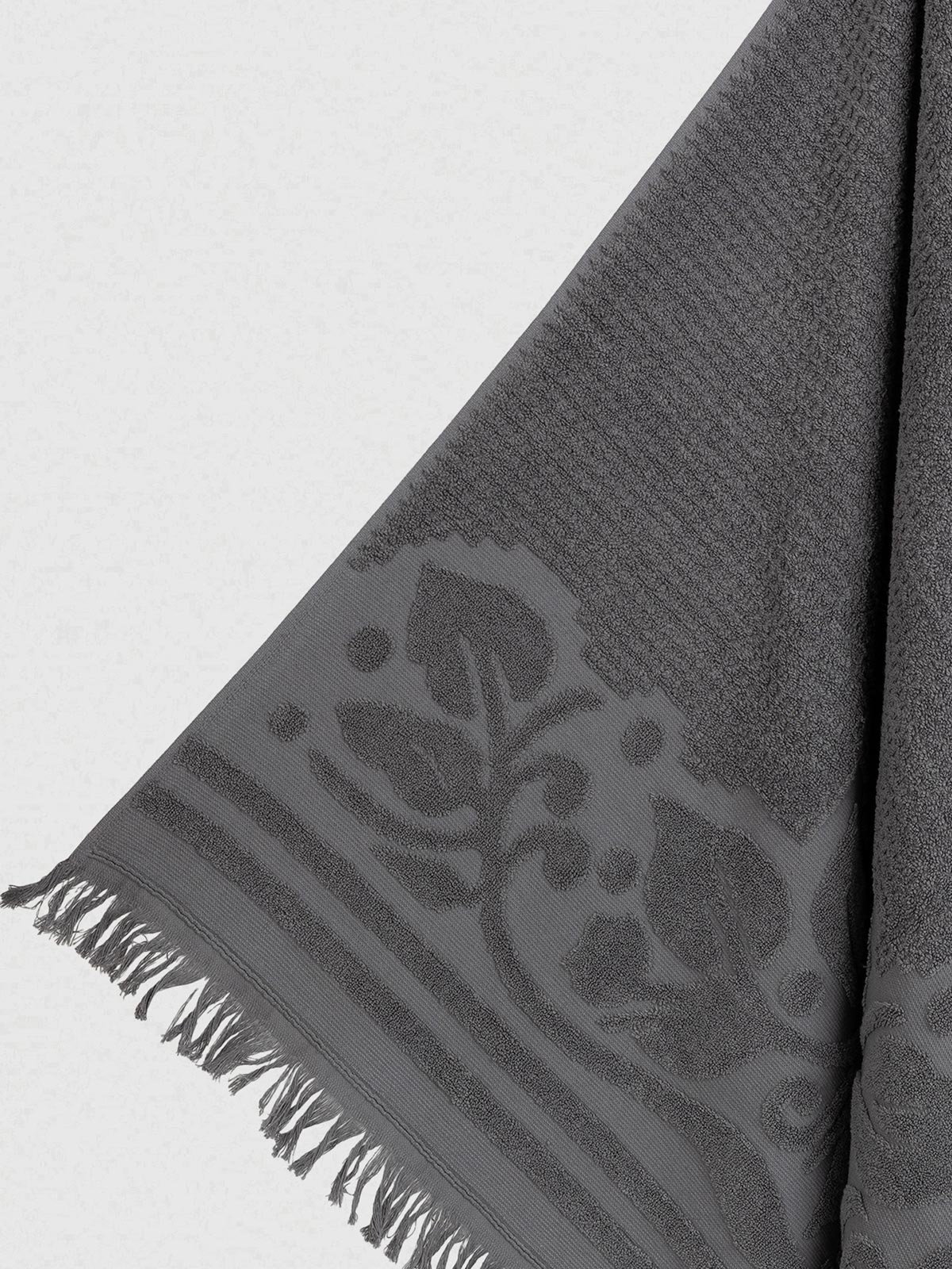 Πετσέτα Κρόσι 5 Dark Grey Μπάνιου 80x150εκ