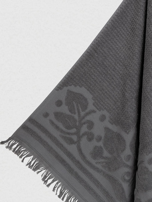 Πετσέτα Κρόσι 5 Dark Grey Μπάνιου 80x150εκ