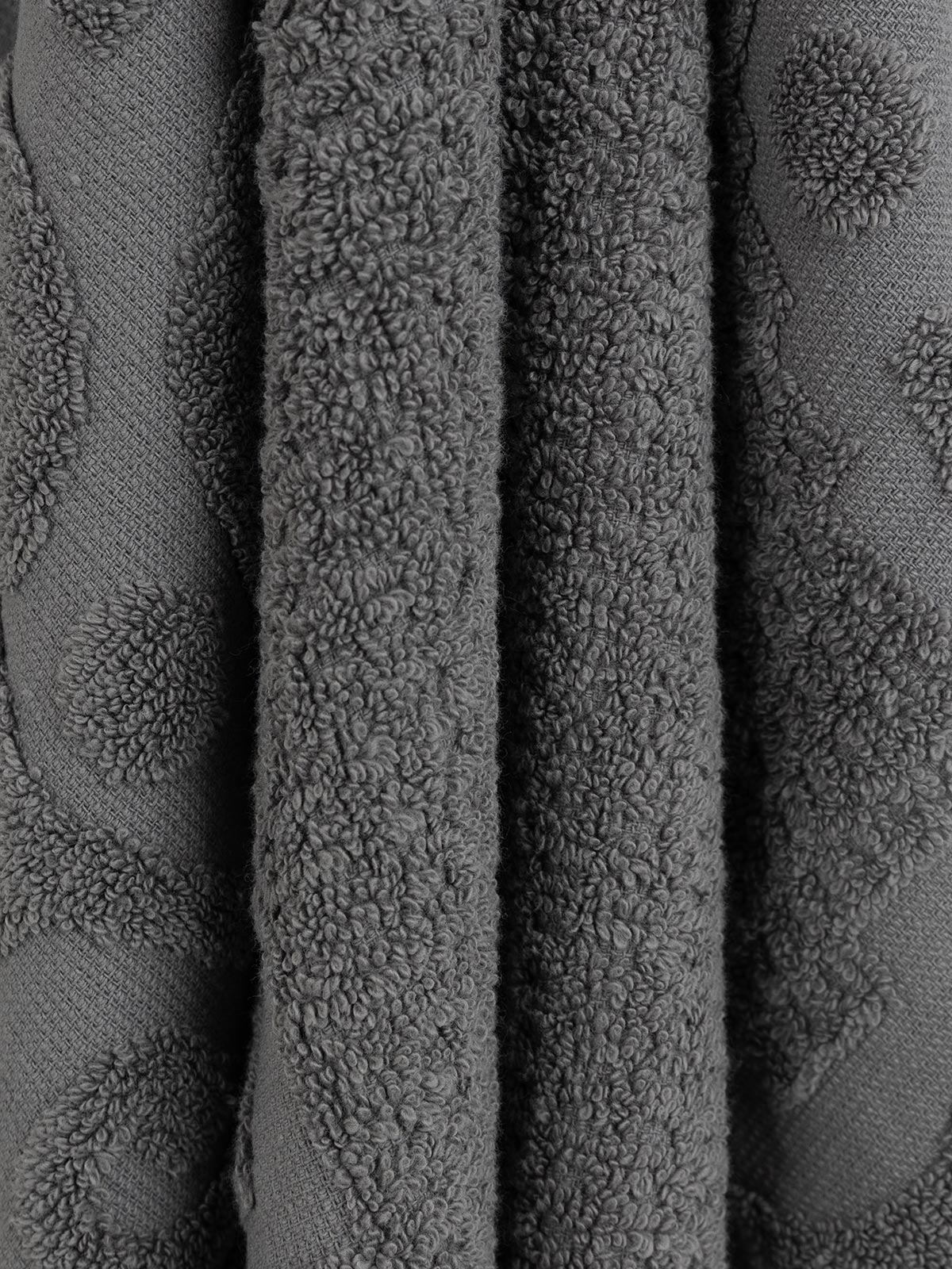 Πετσέτα Κρόσι 5 Dark Grey Μπάνιου 80x150εκ