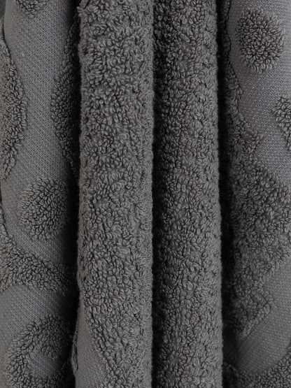 Πετσέτα Κρόσι 5 Dark Grey Μπάνιου 80x150εκ