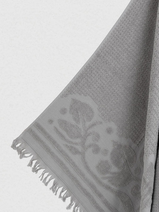 Πετσέτα Κρόσι 6 Light Grey Μπάνιου 80x150εκ