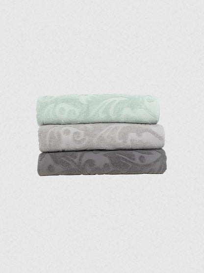 Πετσέτα Κρόσι 6 Light Grey Μπάνιου 80x150εκ