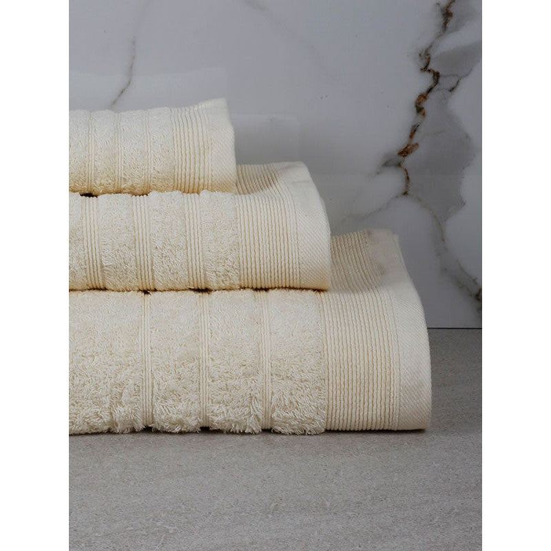 Πετσέτα Χίμπουρι 6 Ecru Σετ 3 Τεμ.