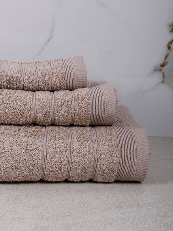Πετσέτα Χίμπουρι 11 Medium Beige Μπάνιου 70x140εκ