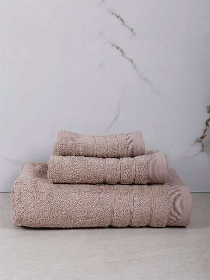 Πετσέτα Χίμπουρι 11 Medium Beige Μπάνιου 70x140εκ