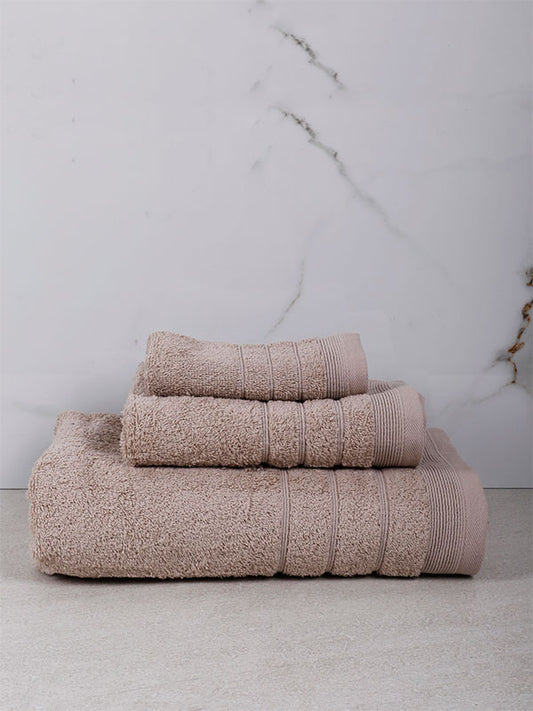 Πετσέτα Χίμπουρι 11 Medium Beige Μπάνιου 70x140εκ