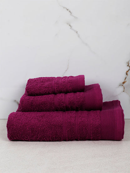 Πετσέτα Χίμπουρι 5 Mauve Μπάνιου 70x140εκ