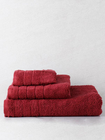 Πετσέτα Πενιέ Dory 12 Bordeaux Μπάνιου 80x150εκ