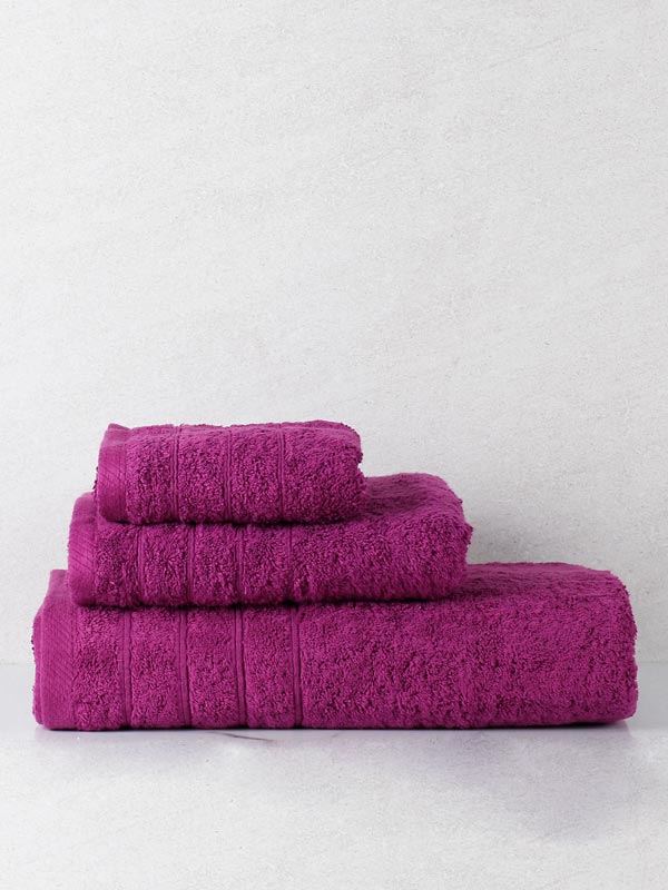 Πετσέτα Πενιέ Dory 17 Dark Mauve Μπάνιου 80x150εκ