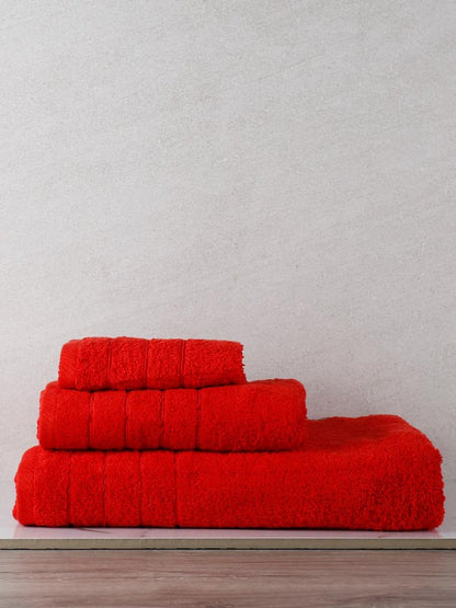 Πετσέτα Πενιέ Dory 3 Red Μπάνιου 80x150εκ