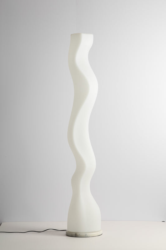 FLC 8033 ΔΑΠΕΔΟΥ ΑΚΡΥΛΙΚΟ LED ΛΕΥΚΟ ΚΟΛΟΝΑ ΜΕ ΜΑΡΜΑΡΙΝΗ ΒΑΣΗ Φ35x157