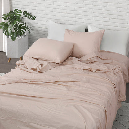 Σετ Σεντόνια Υπέρδιπλα Hilton Art 11151 240x280εκ Μπεζ