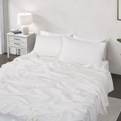 Σετ Παπλωματοθήκη Υπέρδιπλη Hilton Art 11151 230x250εκ Λευκό