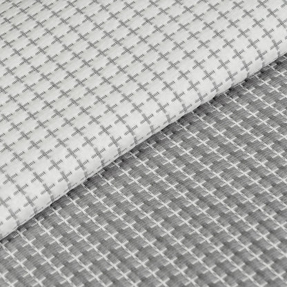 Κουβέρτα Υπέρδιπλη Διπλής Όψεως Cross Matelasse Art 11173 230x270εκ Γκρι