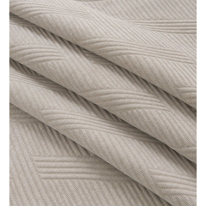 Κουβέρτα Ζακάρ King Size Point Art 11175 260x270εκ Άμμου