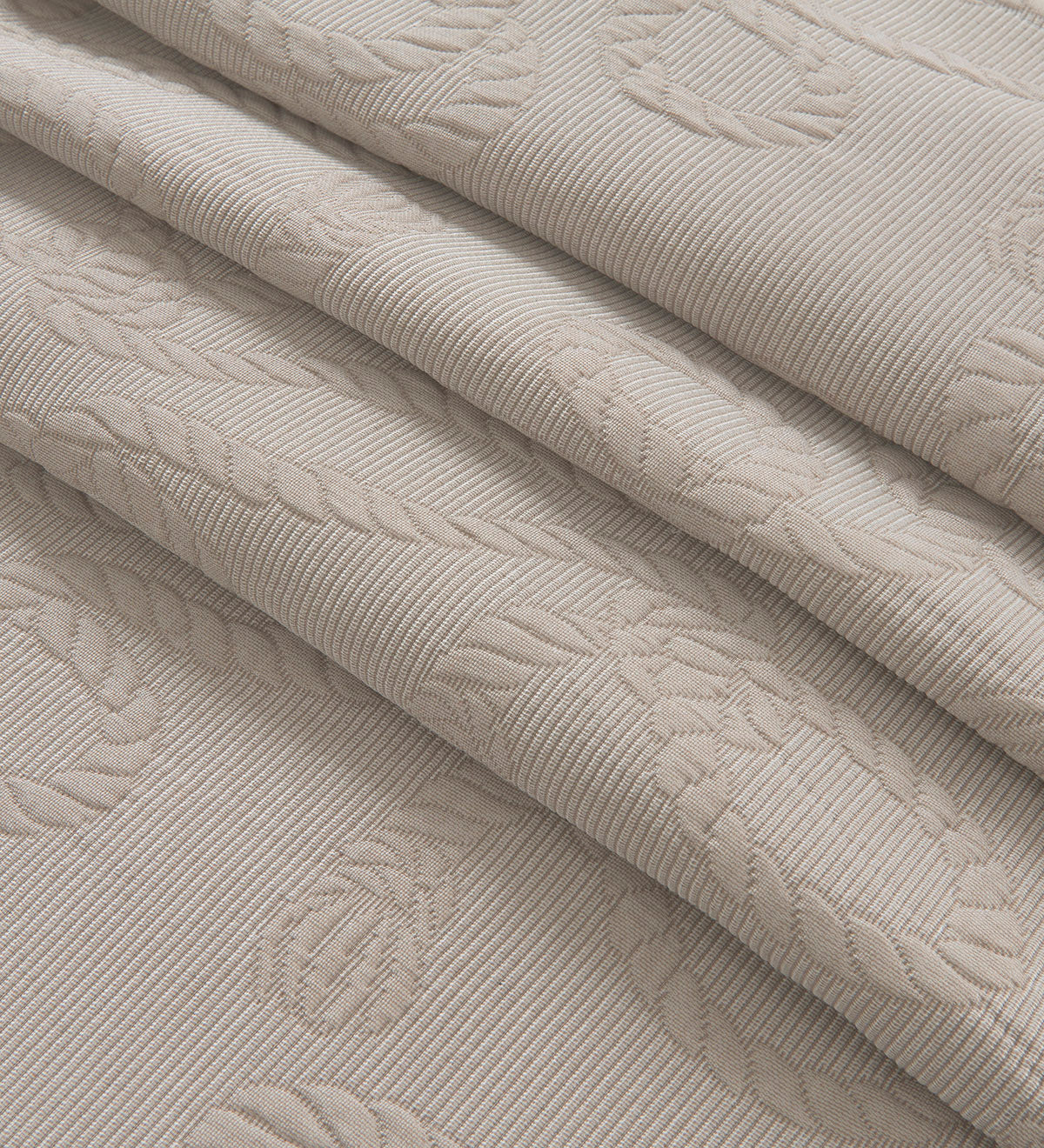 Κουβέρτα Ζακάρ Υπέρδιπλη Frame Art 11176 230x270εκ Άμμου