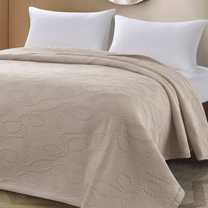 Κουβέρτα Ζακάρ Μονή Frame Art 11176 170x270εκ Άμμου