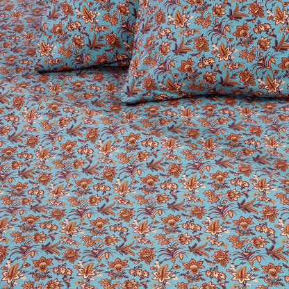 Σετ Παπλωματοθήκη Φανελένια Υπέρδιπλη Mornos Art 11182 230x250εκ Εμπριμέ