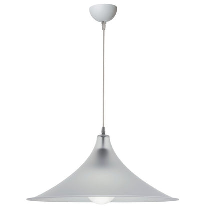 Φωτιστικό Μονόφωτο Plexiglass Λευκό Σατινέ Ε27 Φ42εκ