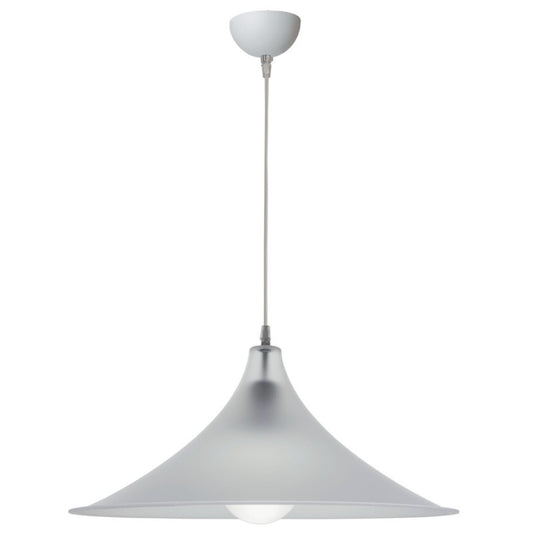 Φωτιστικό Μονόφωτο Plexiglass Λευκό Σατινέ Ε27 Φ42εκ