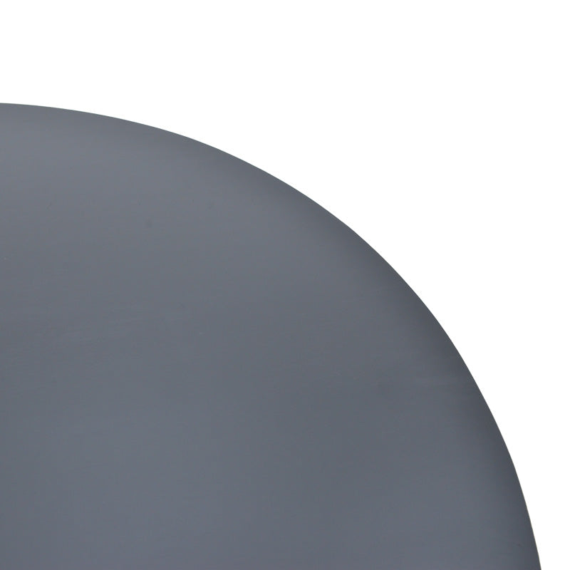 Τραπέζι Canicule Μασίφ Ξύλο Ακακίας σε Μαύρη Απόχρωση Φ150x75