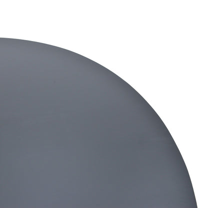 Τραπέζι Canicule Μασίφ Ξύλο Ακακίας σε Μαύρη Απόχρωση Φ150x75