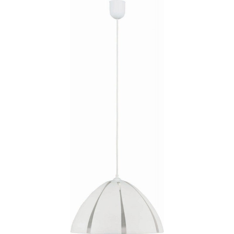 Φωτιστικό Μονόφωτο Γυαλί Λευκό Ε27 Φ25